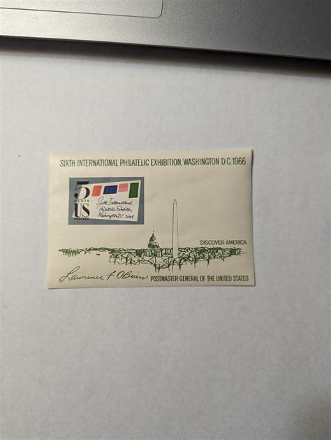 SIXTH INTERNATIONAL PHILATELIC EXHIBITION WASHINGTON DC 1966 5 Cents