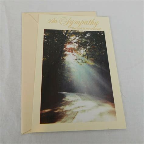 Sympathy Card American Greetings Religious Rd Psalm Nature Trees