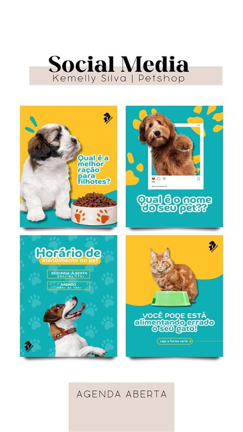 Petshop Cachorro Gato Social Media Animal Shelter Pet Shelter