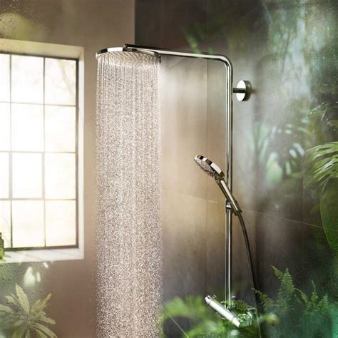 Hansgrohe Raindance Select S Showerpipe Jet Powderrain With