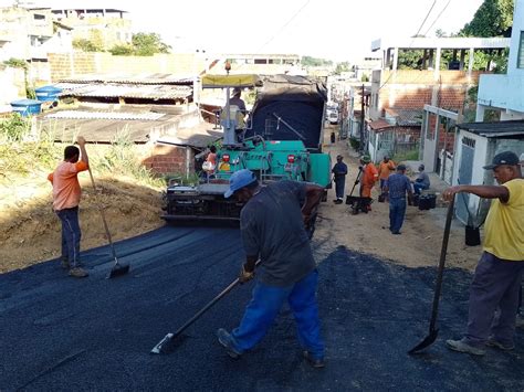 Pavimenta O Asf Ltica Traz Al Vio Aos Moradores Do Bairro Monte Cristo