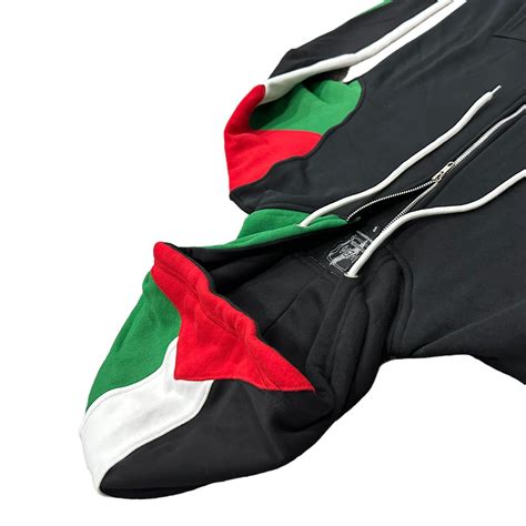 The Palestine Flag Zip Hoodie – West Bank Apparel