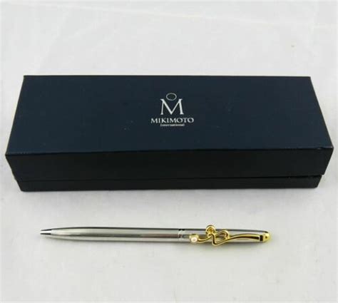 Rare Mikimoto Pearl Ballpoint Pen New In Gift Box Ubuy India