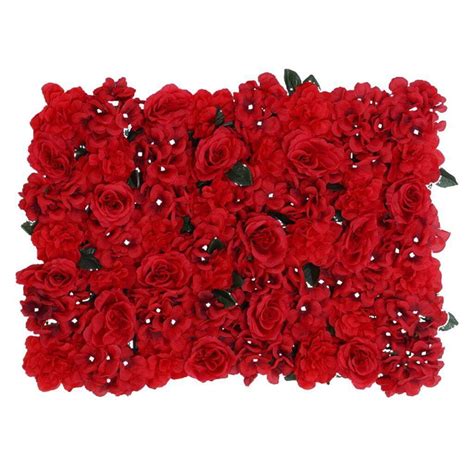 TureClos Artificial Flower Plants Panels Background Wall Wedding Decor