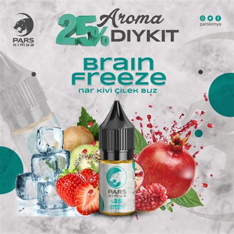 Brain Freeze Y Ksek Aroma Diy Kit Pars Kimya Lezzet Dura N Z