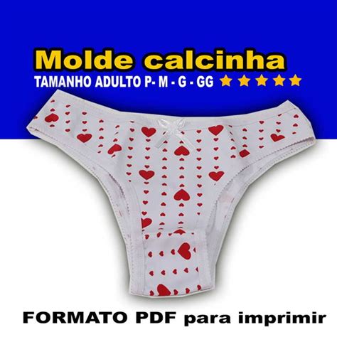 Molde De Calcinha Em PDF Elo7 Produtos Especiais