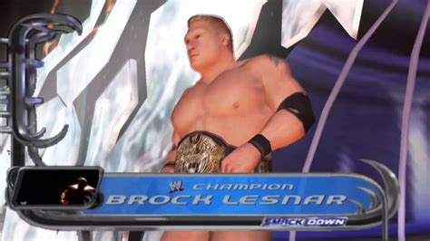 Wwe Championship Brock Lesnar Vs Chris Benoit Smackdown Dec