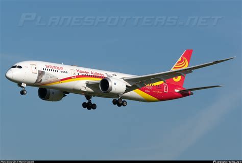 B 7667 Hainan Airlines Boeing 787 9 Dreamliner Photo By Martin Oswald