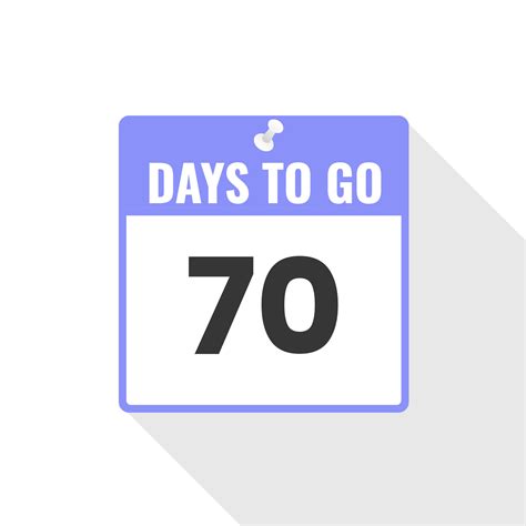 70 Dias A Partir De Hoje - Quedan 70 días icono de ventas de cuenta regresiva. Quedan 70 días para ...