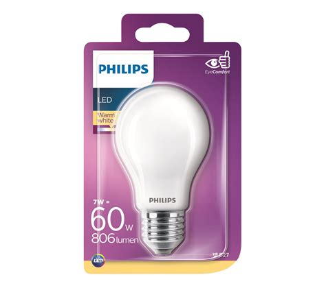 Ampoule Led Standard W E Philips Blanc Chaud Ampoule But