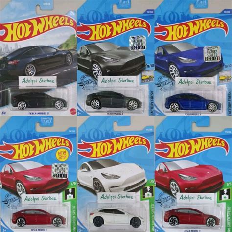 Jual Hotwheels Hot Wheels Tesla Model Factory Sealed Akta Factory Fresh Hw Green
