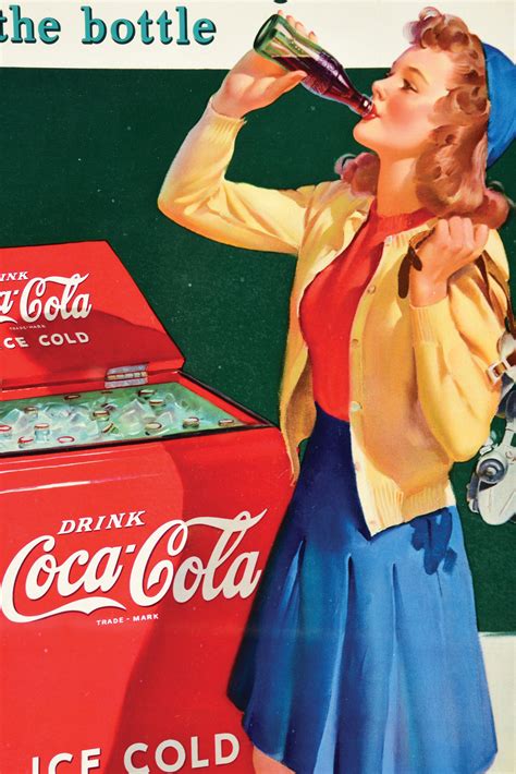 Lot Detail 1941 COCA COLA SMALL VERTICAL POSTER