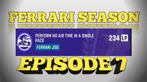 Asphalt Ferrari Season Pass Card Episode Perform No Air Time In