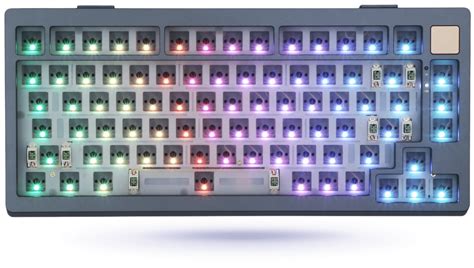 KiiBOOM Moonshadow Aluminum VIA QMK USB C Wired Hot Swappable Mechanical Keyboard Barebones