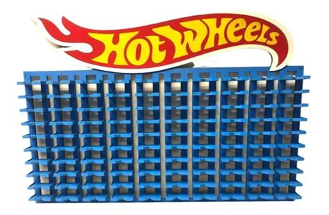 Suporte Expositor Para 100 Carrinhos Hot Wheels Mdf Parcelamento Sem Juros