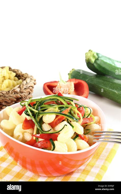 Noodles with vegetables Stock Photo - Alamy