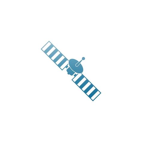 Satellite icon logo design template illustration 6535147 Vector Art at ...