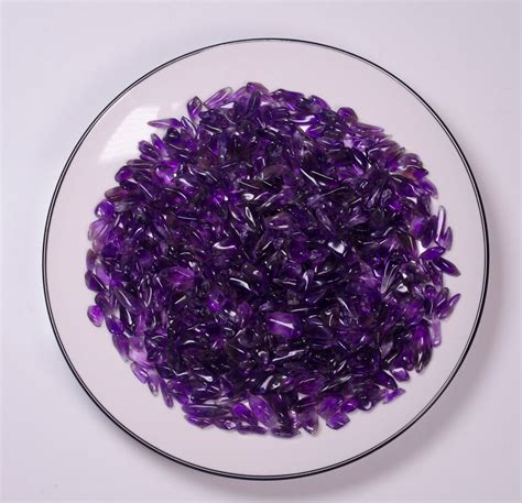 Bulk Deep Amethyst Good Quality Amethyst Gravels Polished Jewelry