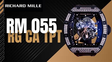 Richard Mille Bubba Watson RM 055 RG CA TPT Diamond Watch 名牌 手錶