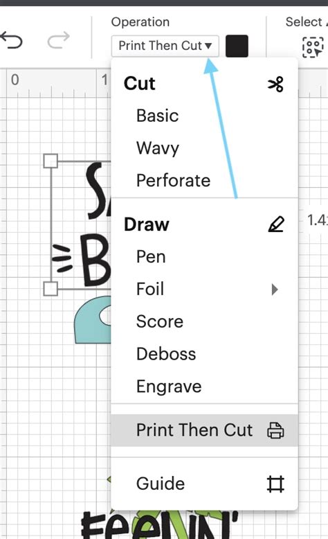 How To Change From Print And Cut To Cut Only In Cricut Design Space