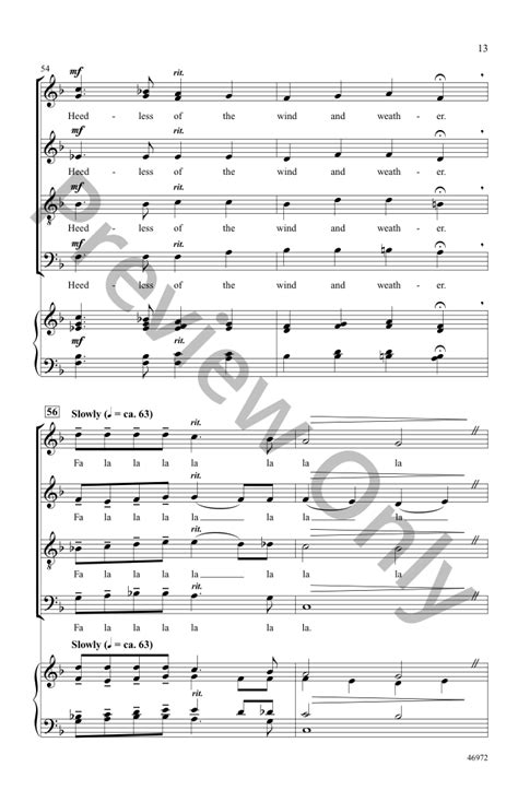 Fum Fum Fantasia Satb Arr Tom Fettke T J W Pepper Sheet Music