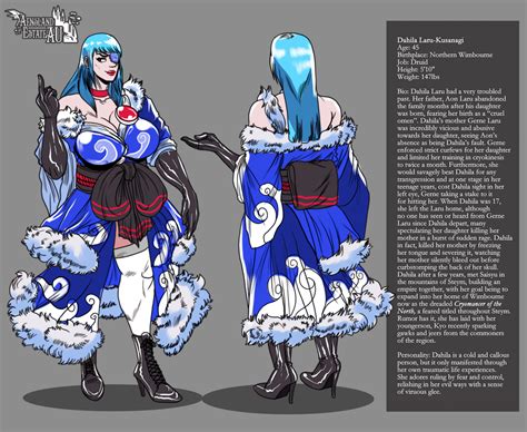 Aensland Estate AU Character Sheet Dahila Kusanagi By Vogol Hentai Foundry