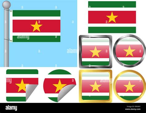 National Symbols Flag Suriname Hi Res Stock Photography And Images Alamy