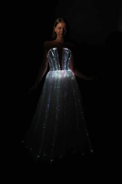 Led свадебное платье светящееся платье свадебное платье | Etsy Neon ...