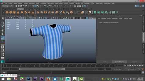 Maya 2016 Tutorial How To UV Map And Texture Clothing YouTube