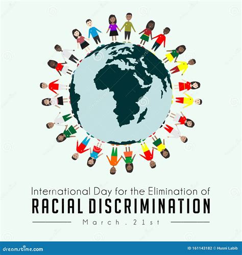 International Day For The Elimination Of Racial Discrimination Vector