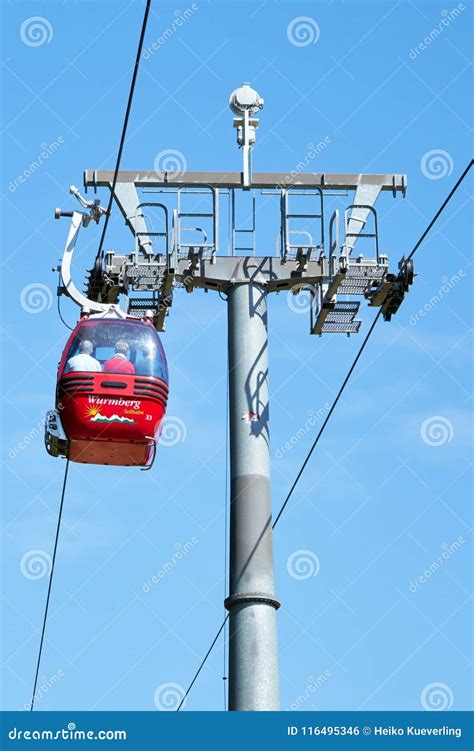 Cable Car at Wurmberg Near Braunlage in the Harz National Park ...