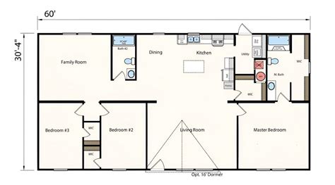 6 Popular Double Wide Mobile Home Floor Plans