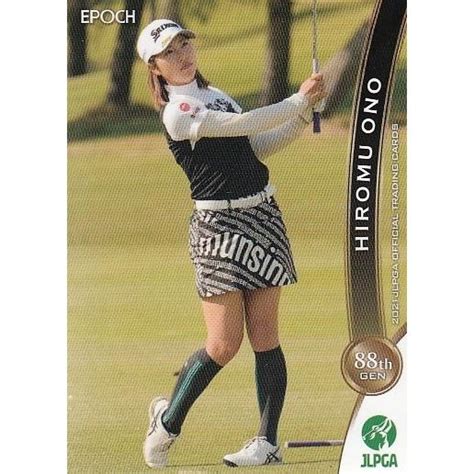 21epoch Jlpga 女子ゴルフカード レギュラー 88 小野 祐夢 21e Golf 088スポーツカードミント博多駅前店