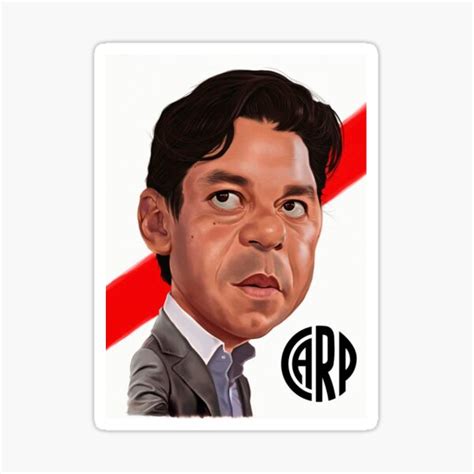 Marcelo Gallardo River Plate Sticker For Sale By Onilustraciones