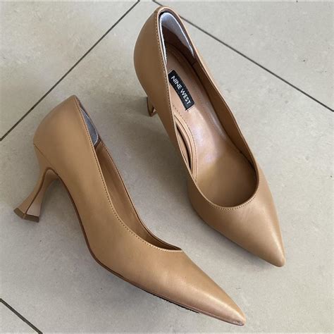 Nude Nine West Pumps Size Au Genuine Depop
