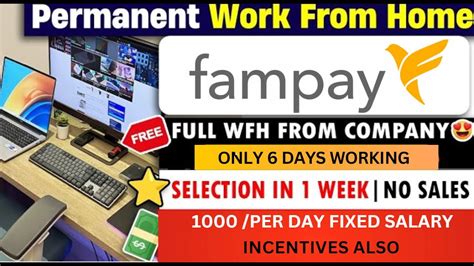 Permanent Work From Home Job Fampay Hiring Freshers Bonus Perks