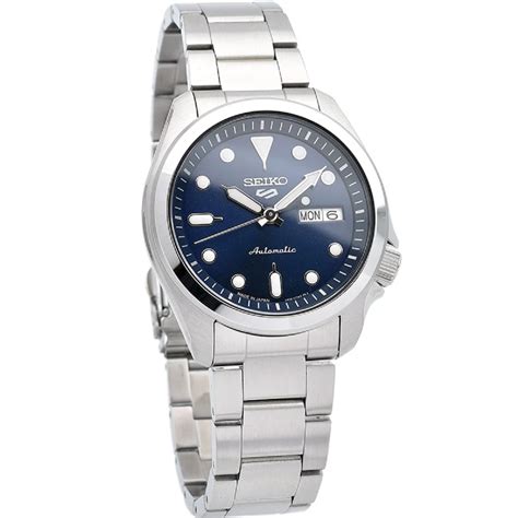 Seiko 5 Sports Srpe53 Srpe53k1 Blue Stainless Steel Automatic Mens