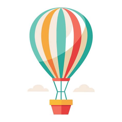 Hot Air Balloon Isolated Flat Vector Illustration 41138790 Vector Art At Vecteezy