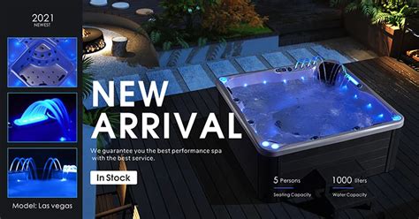 JOYEE Person Cheap Massage Spa Hot Tub Jacuzi With LED Lights Jacuzzier Function Massage Jets
