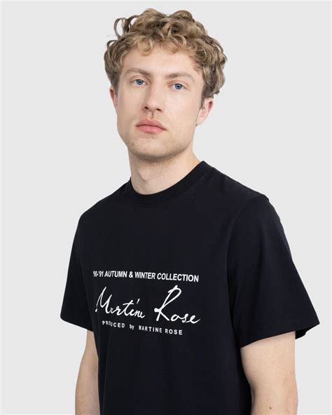 Martine Rose Classic S S T Shirt Black Highsnobiety Shop