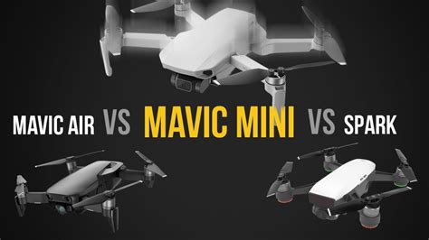 Comparativa Del Dji Mavic Mini Vs Dji Mavic Air Vs Dji Spark Youtube