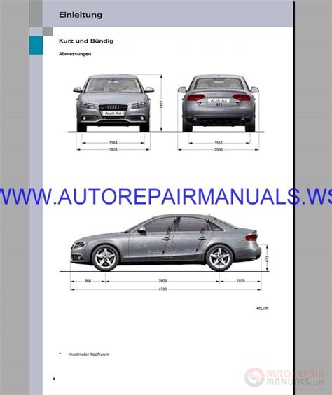 Audi A4 B8 Service Repair Manual 1995 2008 Auto Repair Manual Forum