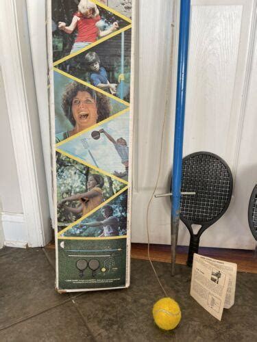 Vintage Fonas Zimm Zamm Swingball Tether Tennis Game Practice Fun Retro Box USA | #3762935896