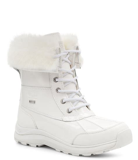 UGG Adirondack III Patent Leather Cold Weather Boots | Dillard's