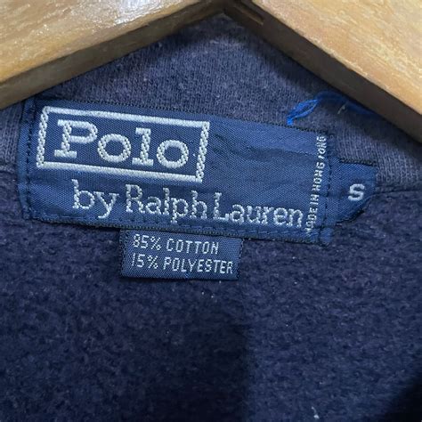 Pick Vintage Polo Sport Ralph Lauren Sweater Halfzip Big Logo Spellout