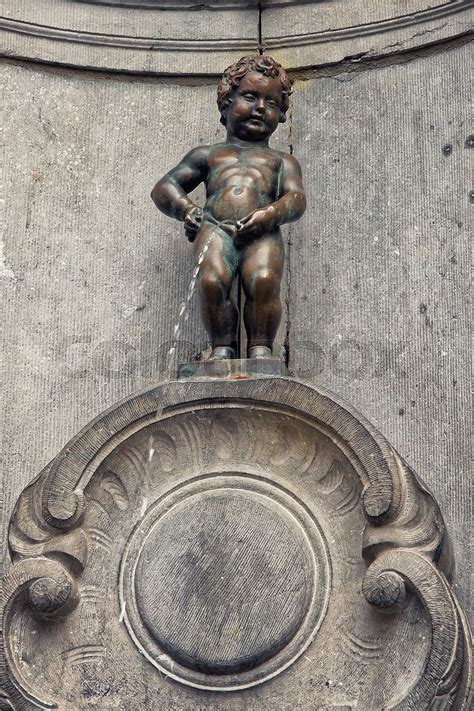 Manneken Pis Fountain Statue In Brussels Stock Image Colourbox