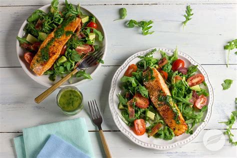 Bbq Salmon Blt Salad Wildtree