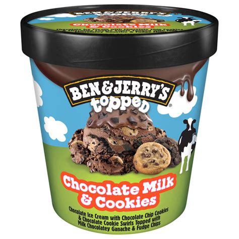 Save On Ben Jerry S Ice Cream Chocolate Milk Cookies Topped Order