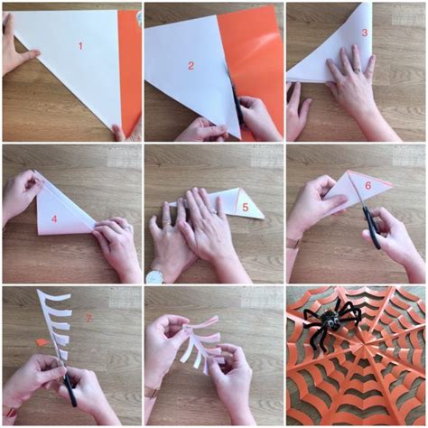 Ragnatela Di Carta MammAcs Idee Fai Da Te Per Halloween Idee Festa