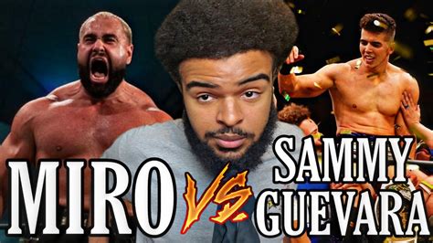 Miro Vs Sammy Guevara Tnt Championship Highlights Reaction Aew